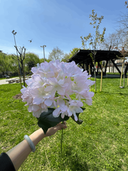 Floare Artificială Decorativă Tip Hortensie, Diverse Culori, 1 buc