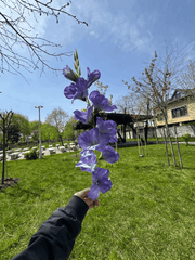 Floare Artificială Tip Delphinium 80 cm, Diverse Culori, 1 buc