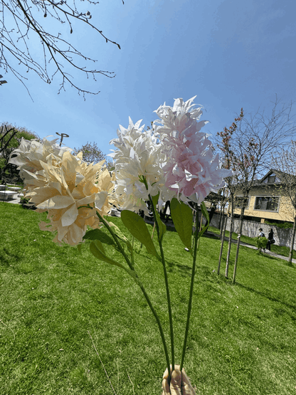 Floare Artificială Tip Crin Dens 70 cm, Diverse Culori, Aspect Bogat și Elegant, 1 buc