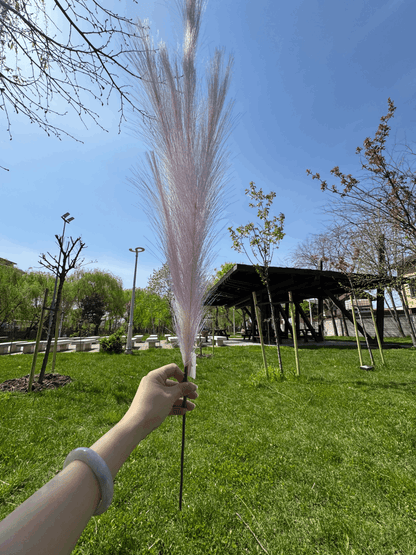 Pană Decorativă Artificială Tip Pampas 60 cm, Diverse Culori, 1 buc
