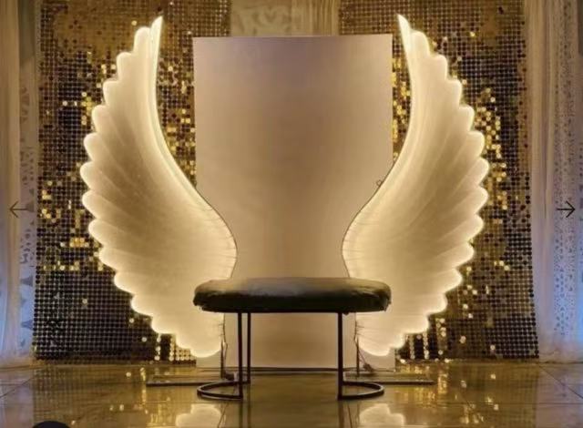 Aripi Decorative LED Tip Inger 2m, Lumina Calda, Decor Foto Premium Evenimente / Interior