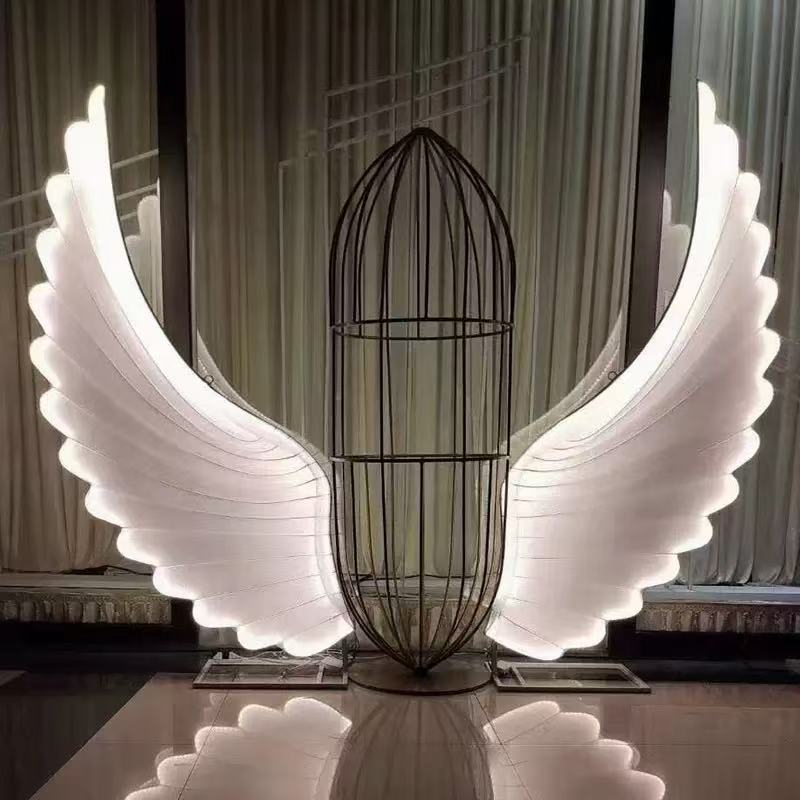 Aripi Decorative LED Tip Inger 2m, Lumina Calda, Decor Foto Premium Evenimente / Interior