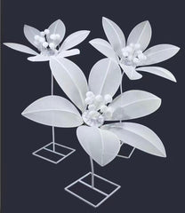 Set 3 Lampi Decorative Tip Crin LED, Lumina Calda, Inaltime Reglabila