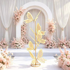 Lampa Decorativa LED Tip Fluture, 250 cm Inaltime, Lumina Calda, Decor Premium Interior/Evenimente