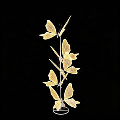 Lampa Decorativa LED Tip Fluture, 250 cm Inaltime, Lumina Calda, Decor Premium Interior/Evenimente
