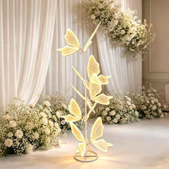 Lampa Decorativa LED Tip Fluture, 250 cm Inaltime, Lumina Calda, Decor Premium Interior/Evenimente