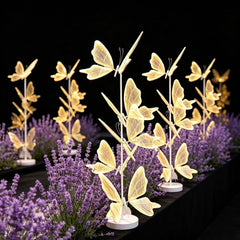Lampa Decorativa LED Tip Fluture, 250 cm Inaltime, Lumina Calda, Decor Premium Interior/Evenimente