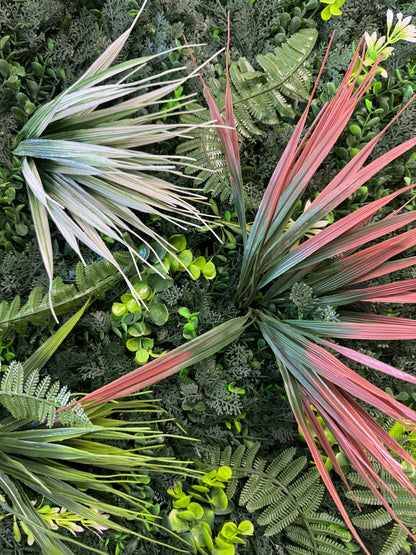 Panou Decorativ Artificial Verde Mix Premium, 50 x 50 cm