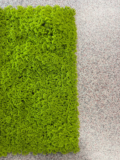 Panou Decorativ Artificial Tip Mușchi Verde Intens, 50 x 50 cm, Aspect Natural