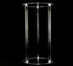 Set 4 Suporturi Decorative Transparente pentru Aranjamente Florale