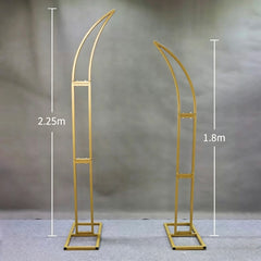 Arc Decorativ Metalic Alb 1.8m / 2.25m, Suport Flori pentru Nunti si Evenimente, Design Elegant Modern