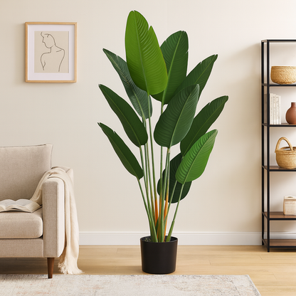 Arbore Artificial Strelitzia Tropicală, 180 cm