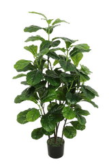 Arbore artificial decorativ 140 cm, ghiveci negru