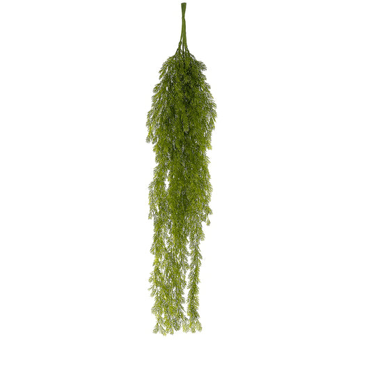 Plantă Artificială Curgătoare – Stil Asparagus Verde, 110 cm, pentru Decor Suspendat
