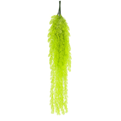 Plantă Artificială Curgătoare – Stil Asparagus Verde, 110 cm, pentru Decor Suspendat