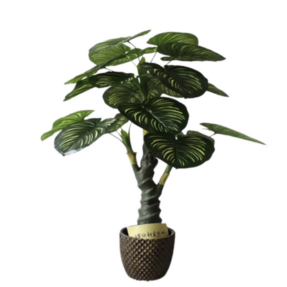 Planta Artificială Philodendron, 160 cm, Aspect Natural, Ghiveci Inclus