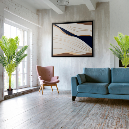 Palmier artificial decorativ Areca, 160 cm, cu ghiveci inclus