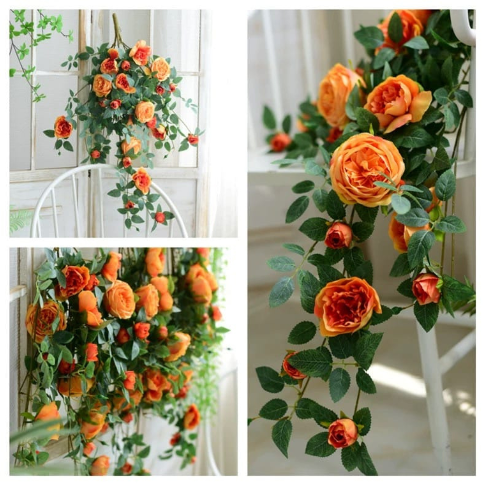 Ghirlanda de flori decorative 110cm