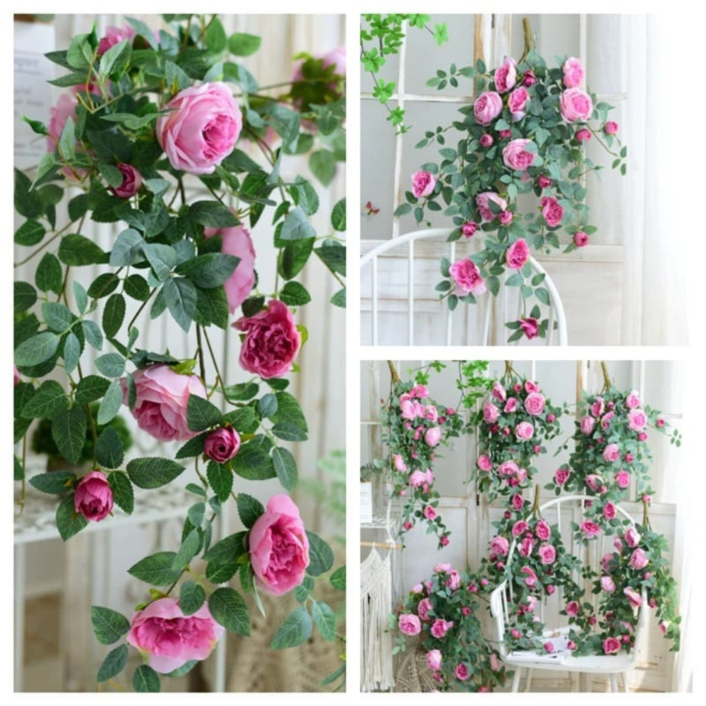 Ghirlanda de flori decorative 110cm