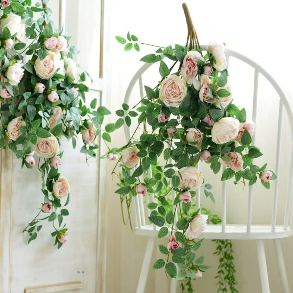 Ghirlanda de flori decorative 110cm