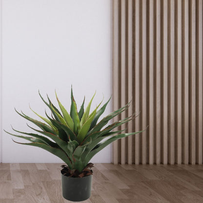 Plantă artificială decorativă Agave, 50 cm, ghiveci inclus