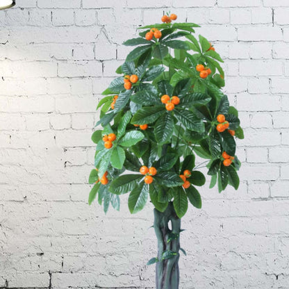Planta verde decorativa cu fructe portocalii 160cm