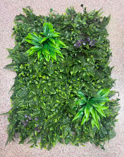 Panou verde artificial mix tropical dens, 40 x 60 cm, Ruyidecor