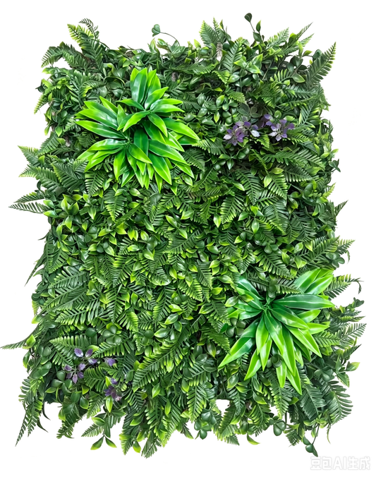 Panou verde artificial mix tropical dens, 40 x 60 cm, Ruyidecor