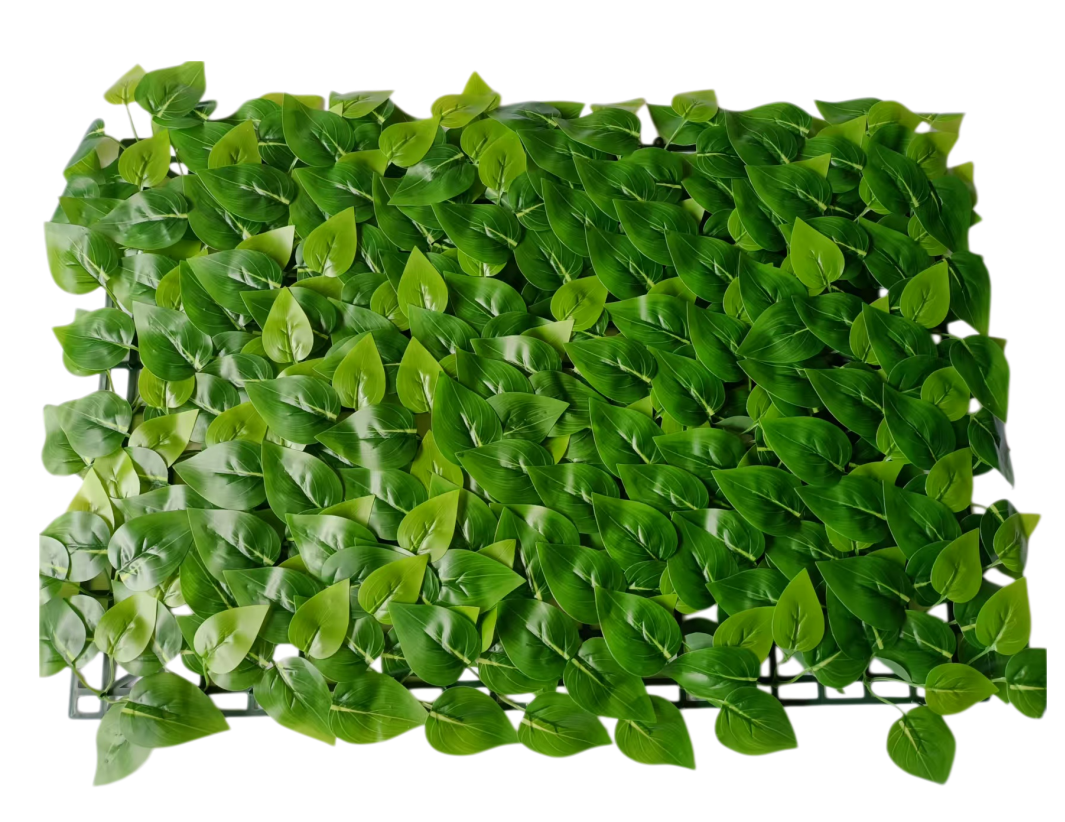 Panou verde artificial cu frunze tip pothos, 40 x 60 cm, Ruyidecor