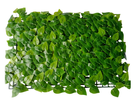Panou verde artificial cu frunze tip pothos, 40 x 60 cm, Ruyidecor
