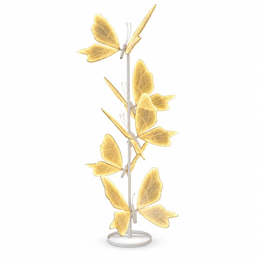 Lampa Decorativa LED Tip Fluture, 250 cm Inaltime, Lumina Calda, Decor Premium Interior/Evenimente
