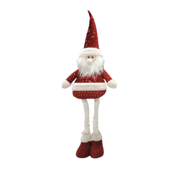 Figurina Mos Craciun plus 90 cm pentru decor de Crăciun