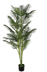 Palmier artificial decorativ Areca, 180 cm, cu ghiveci inclus