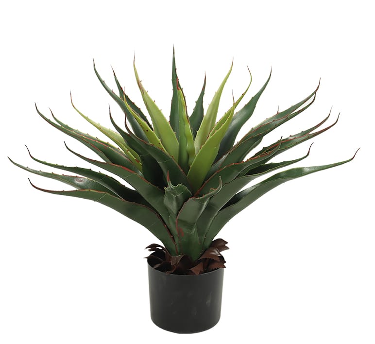 Plantă artificială decorativă Agave, 50 cm, ghiveci inclus