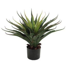 Plantă artificială decorativă Agave, 50 cm, ghiveci inclus