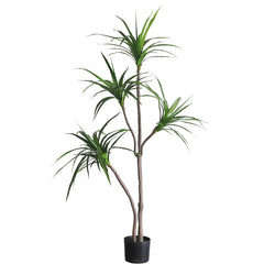 Plantă artificială decorativă Dracaena, 160 cm, cu ghiveci inclus