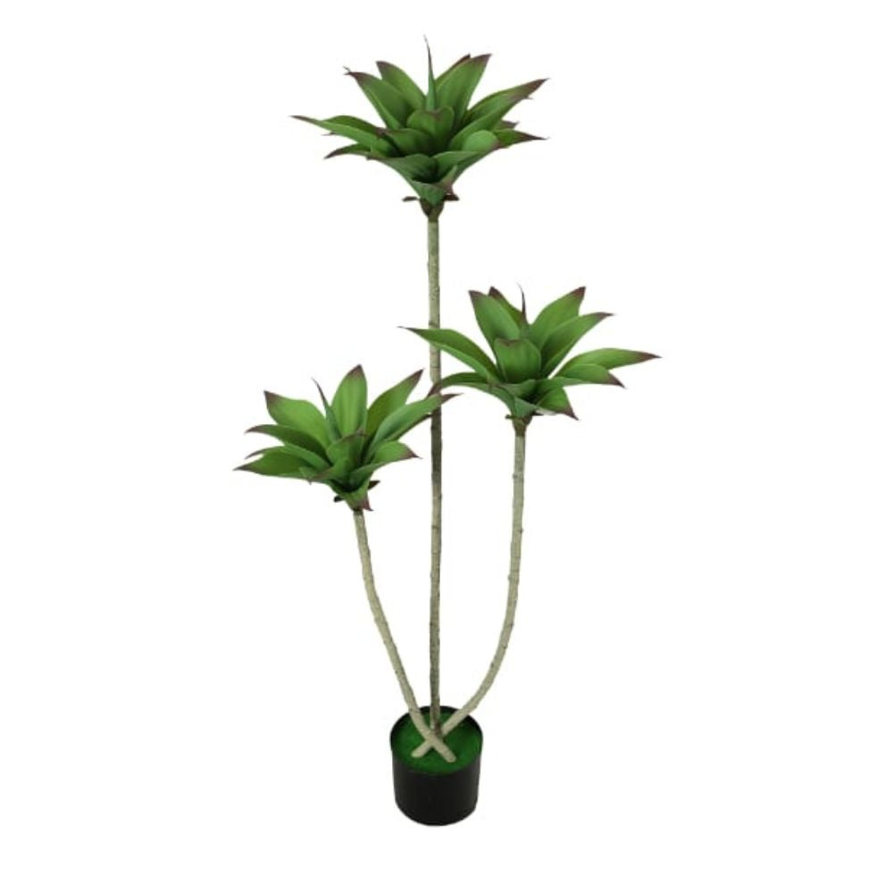 Plantă artificială decorativă Yucca, 150 cm, cu ghiveci negru