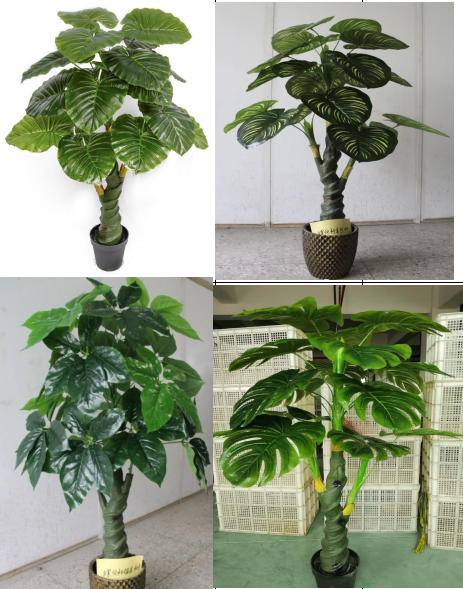 Planta Artificială Philodendron, 160 cm, Aspect Natural, Ghiveci Inclus