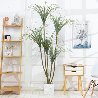 Plantă artificială decorativă Dracaena, 80 cm, cu ghiveci inclus