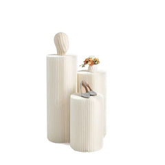 Coloane din hartie, pliabile, 3 bucati, 60cm/80cm/100cm