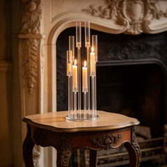 Suport Decorativ Transparent pentru Lumânări, 98 cm, 8 Capete