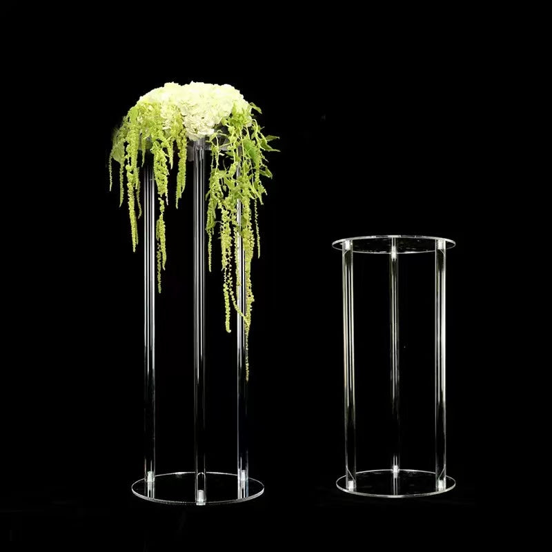 Set 4 buc Suporturi Decorative Transparente pentru Aranjamente Florale