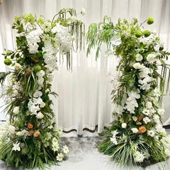 Arc Decorativ Metalic Auriu 1.8m / 1.5m, Suport Flori pentru Evenimente, Nunti si Decor Elegant