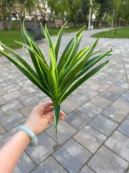Buchet artificial tip sansevieria, 35 cm, 3 culori, Ruyidecor