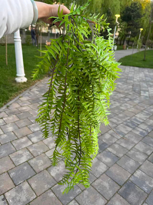 Feriga artificiala curgatoare, 80 cm, verde, Ruyidecor