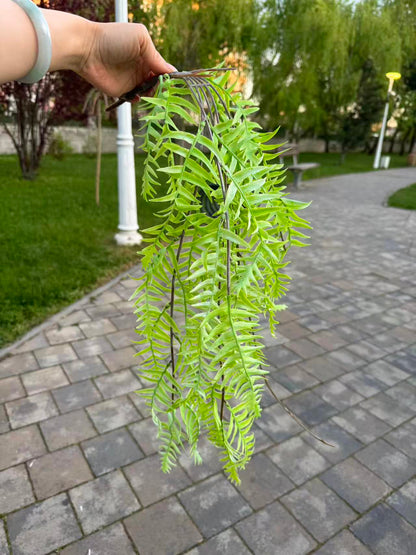 Feriga artificiala curgatoare, 80 cm, verde, Ruyidecor