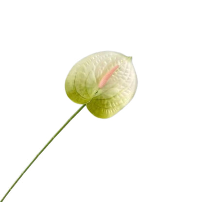 Floare anthurium artificiala cu tija, 59 cm, 13 modele, Ruyidecor