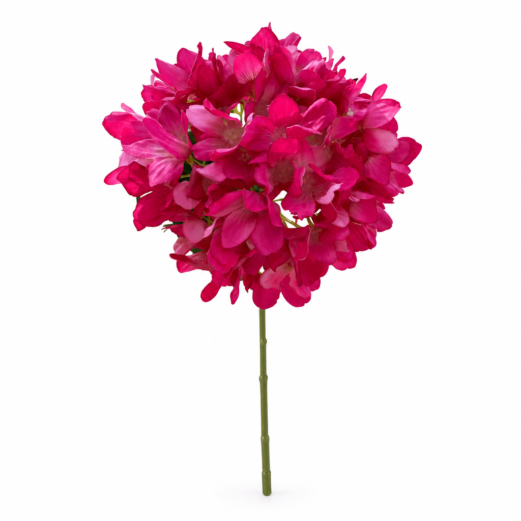 Floare Artificială Decorativă Tip Hortensie, Diverse Culori, 1 buc