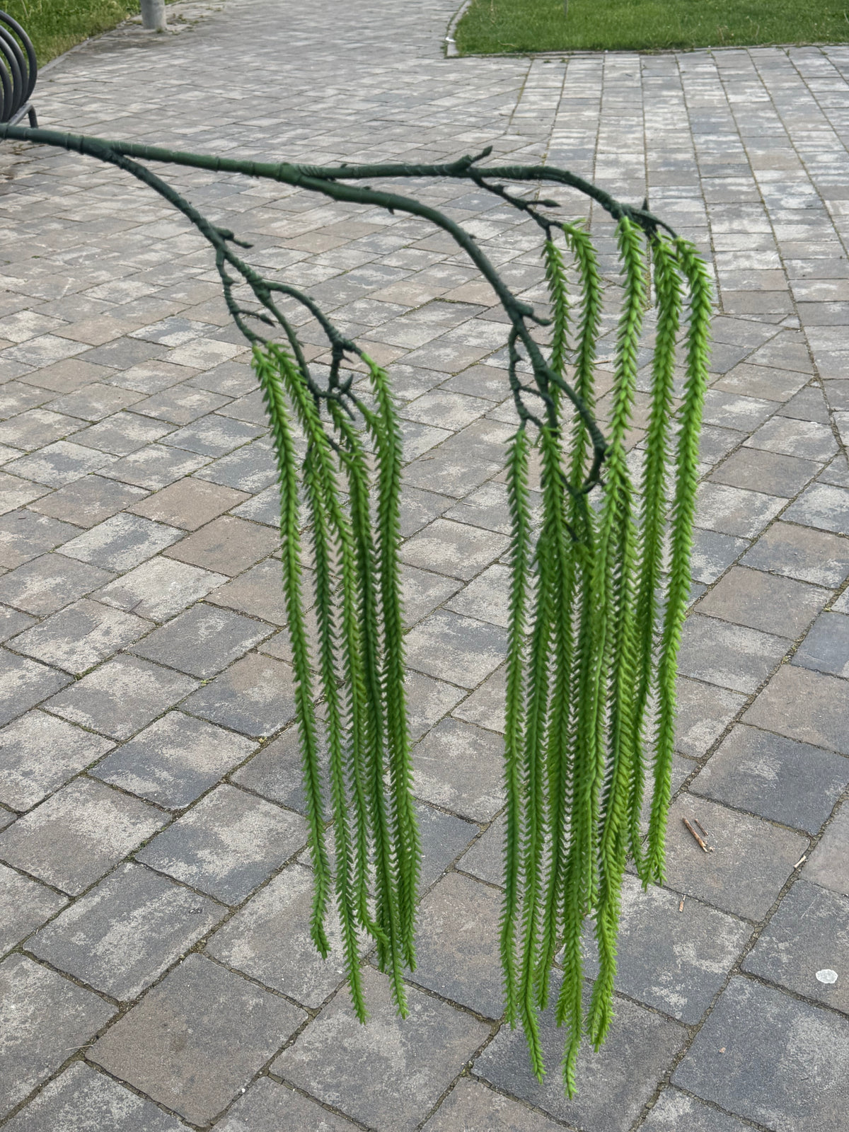 Ghirlanda artificiala curgatoare tip amarant, 120 cm, verde sau bordo, Ruyidecor
