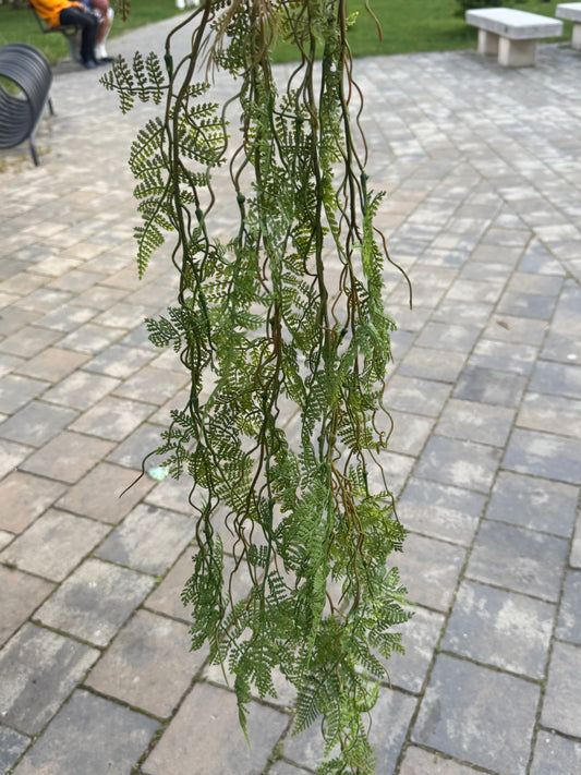 Ghirlanda artificiala tip feriga din cauciuc moale, 120 cm, Ruyidecor